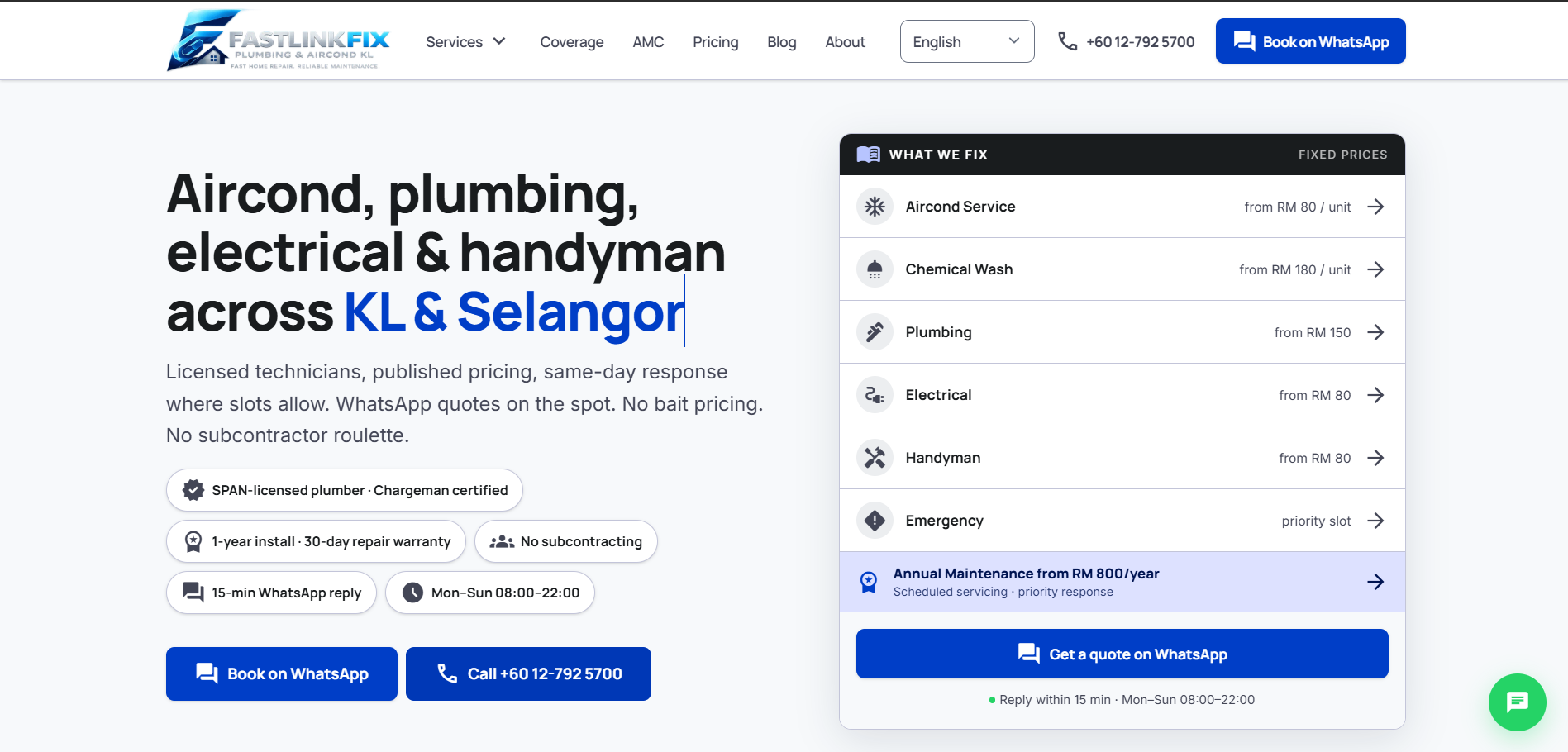 Fastlink Fix — homepage