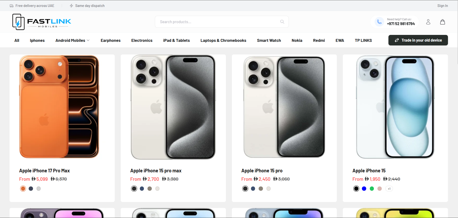 Fastlink Mobiles — shop