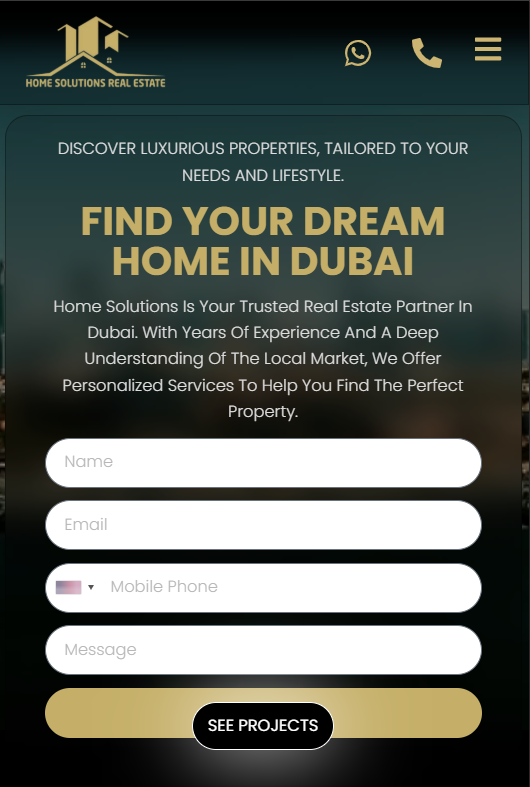Home Solutions DXB — mobile