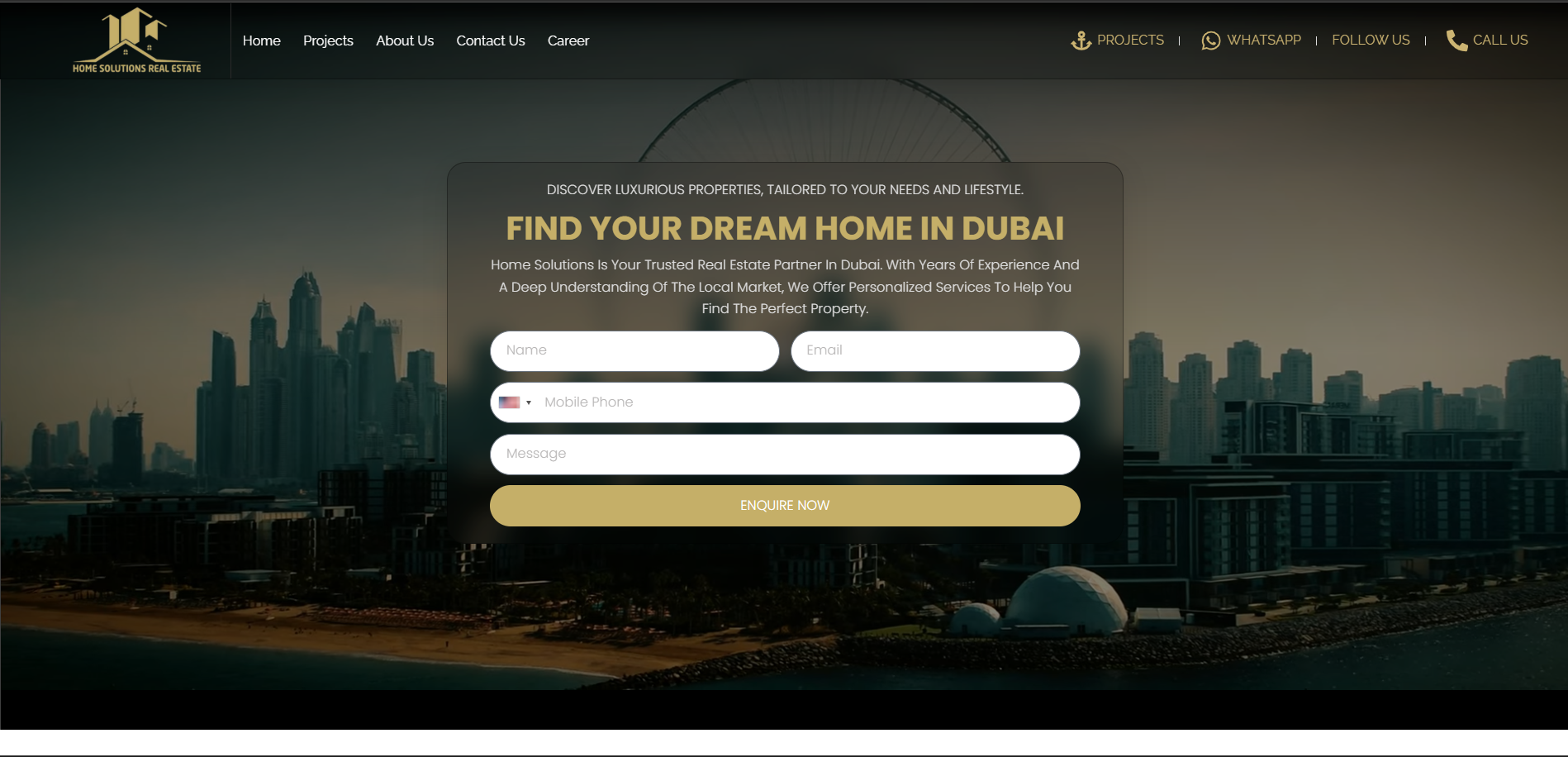 Home Solutions DXB — homepage